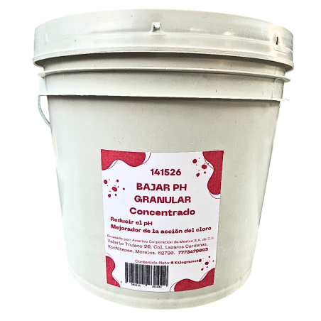 Ajustador de PH Baja PH Granular 5 kg