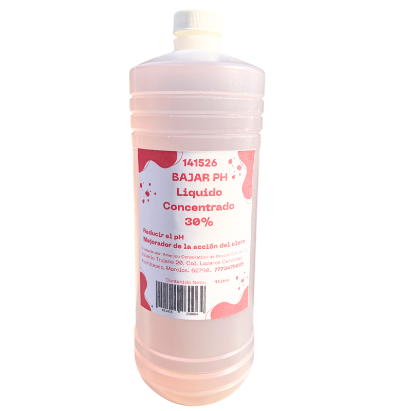 Ajustador de PH Baja PH- Liquido 1 Litro