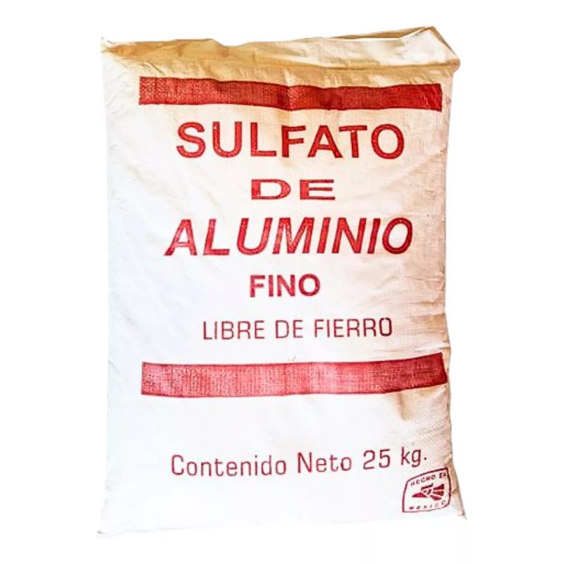 Sulfato de Aluminio Polvo Bulto de 25 Kilogramos