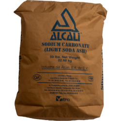 Carbonato de Sodio Ligero Bulto de 25 Kilogramos